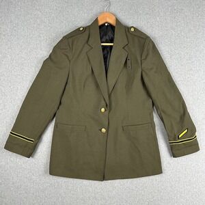 U.S. Military Dress Uniform Jacket Men's California Fechheimer Green Made in USA